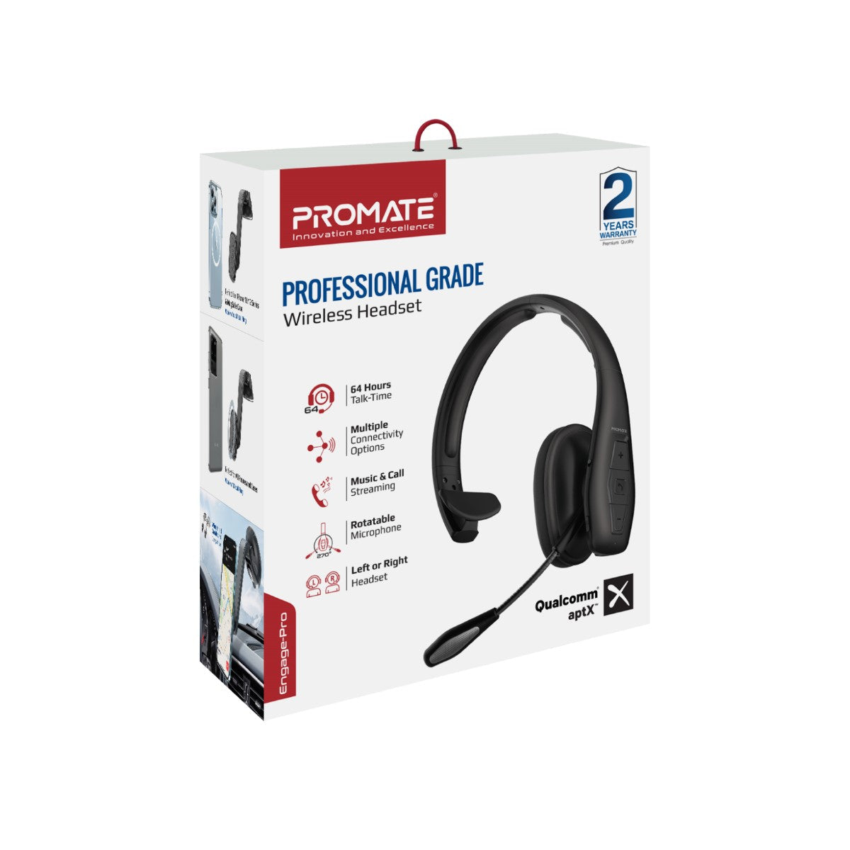 Professionele mono on-ear draadloze headset