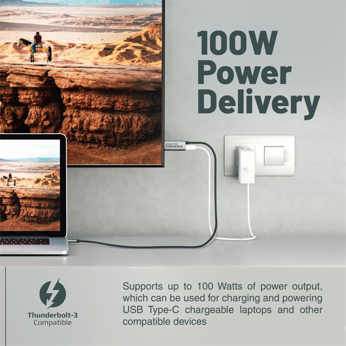 4K CrystalClarity™ USB-C to HDMI® Cable