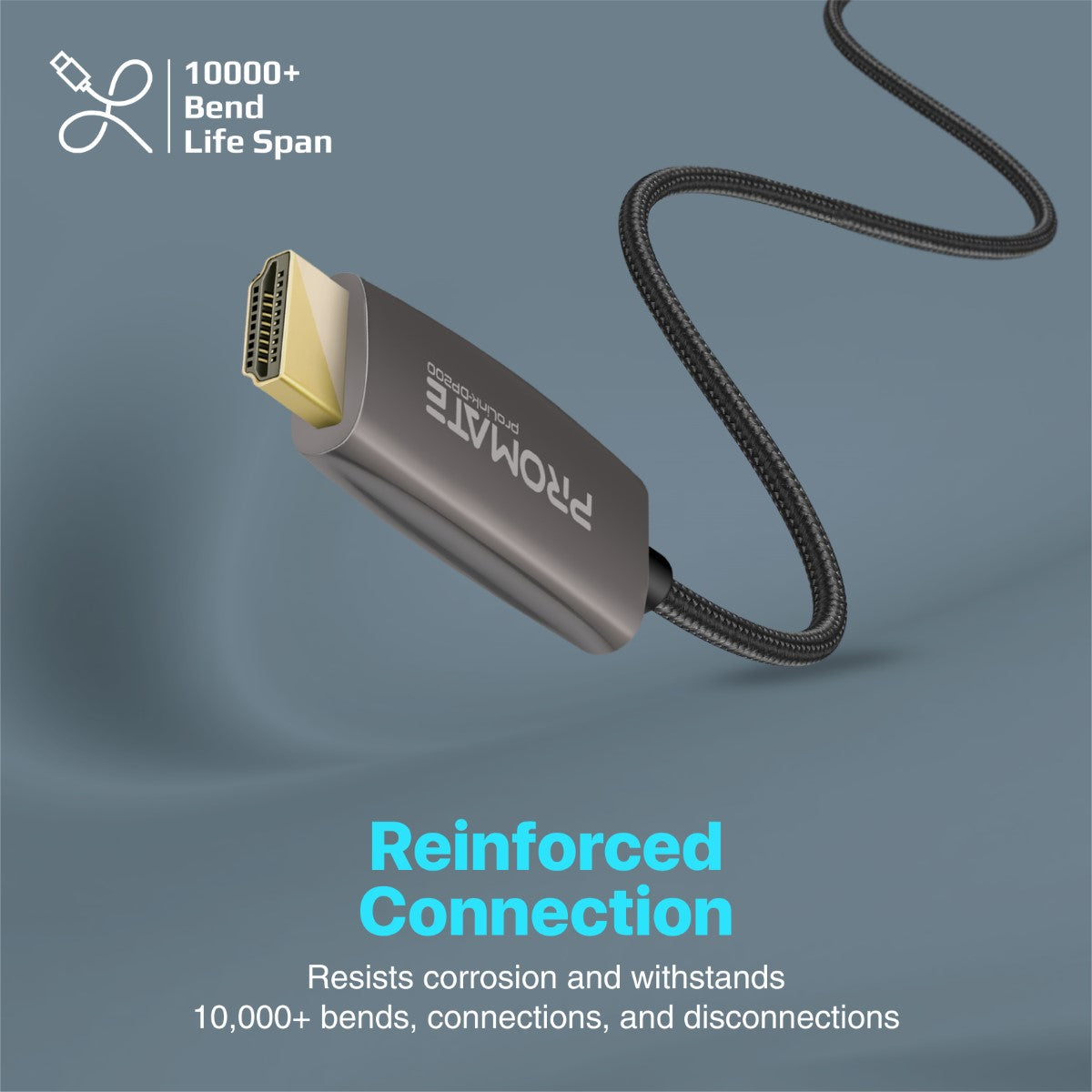 4K@60Hz High-Definition DisplayPort to HDMI<sup>®</sup> Cable