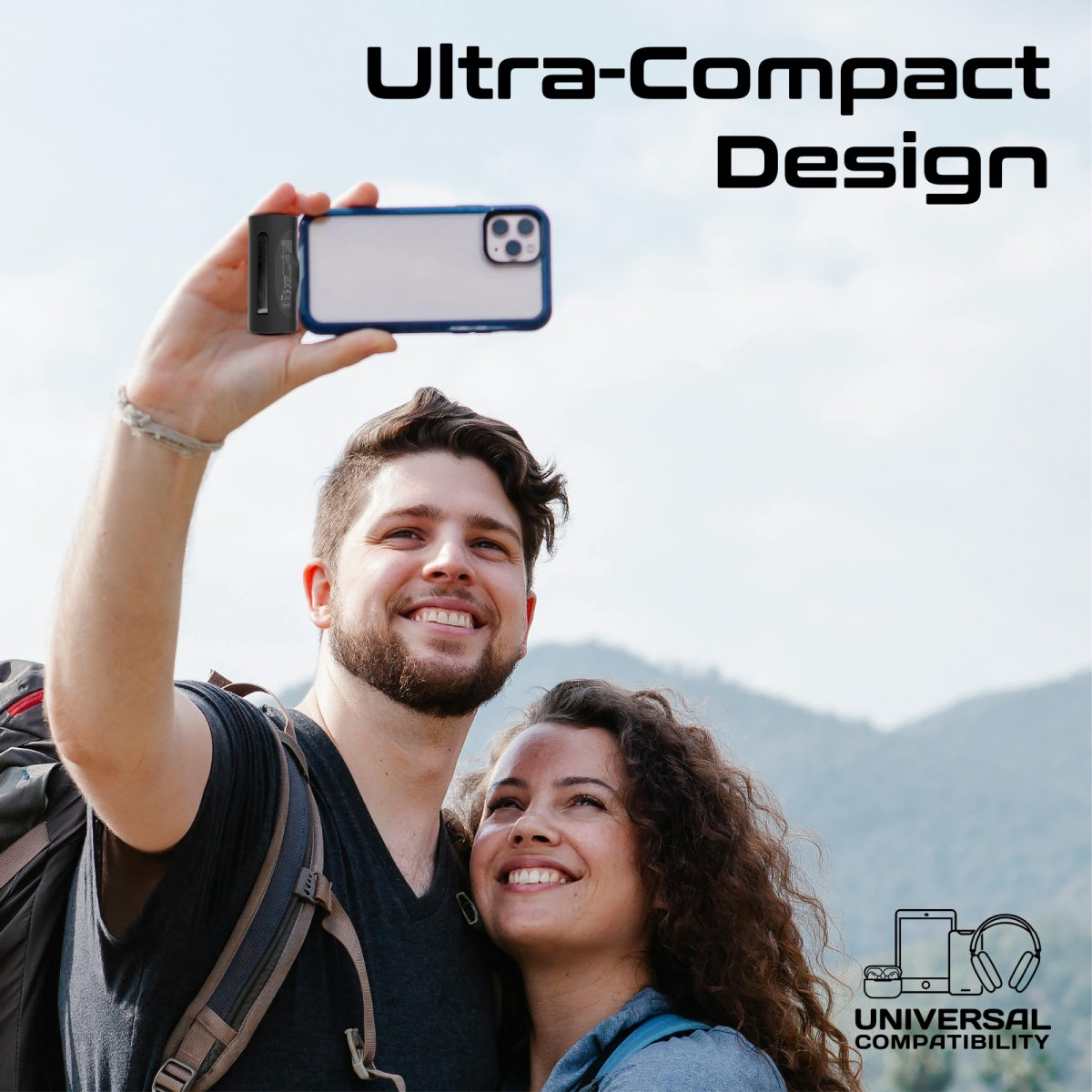 Ultra-Compact 4-Piece Fast Charging Power Bank Kit with In-Built USB-C and Lightning Connectors