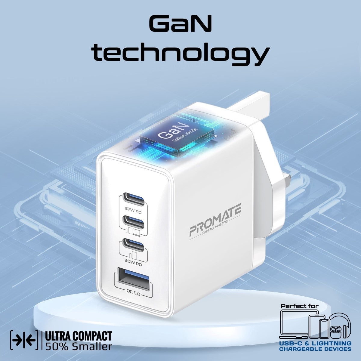 GaNPort4-67PD-White