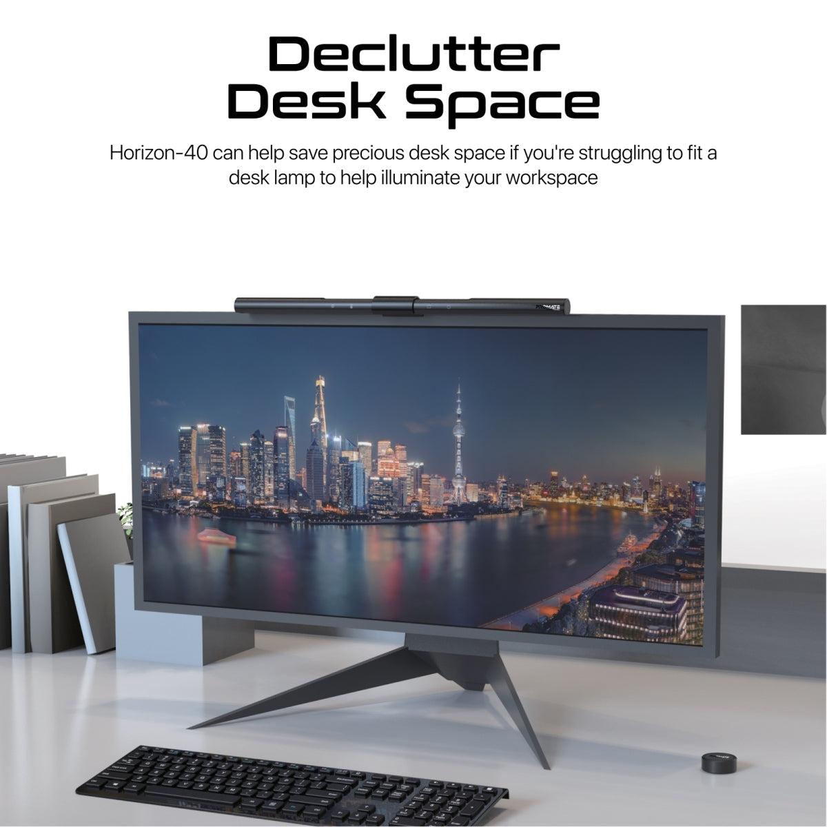 LumiBar™ Touch Controlled LED-monitorlamp met draadloze controller