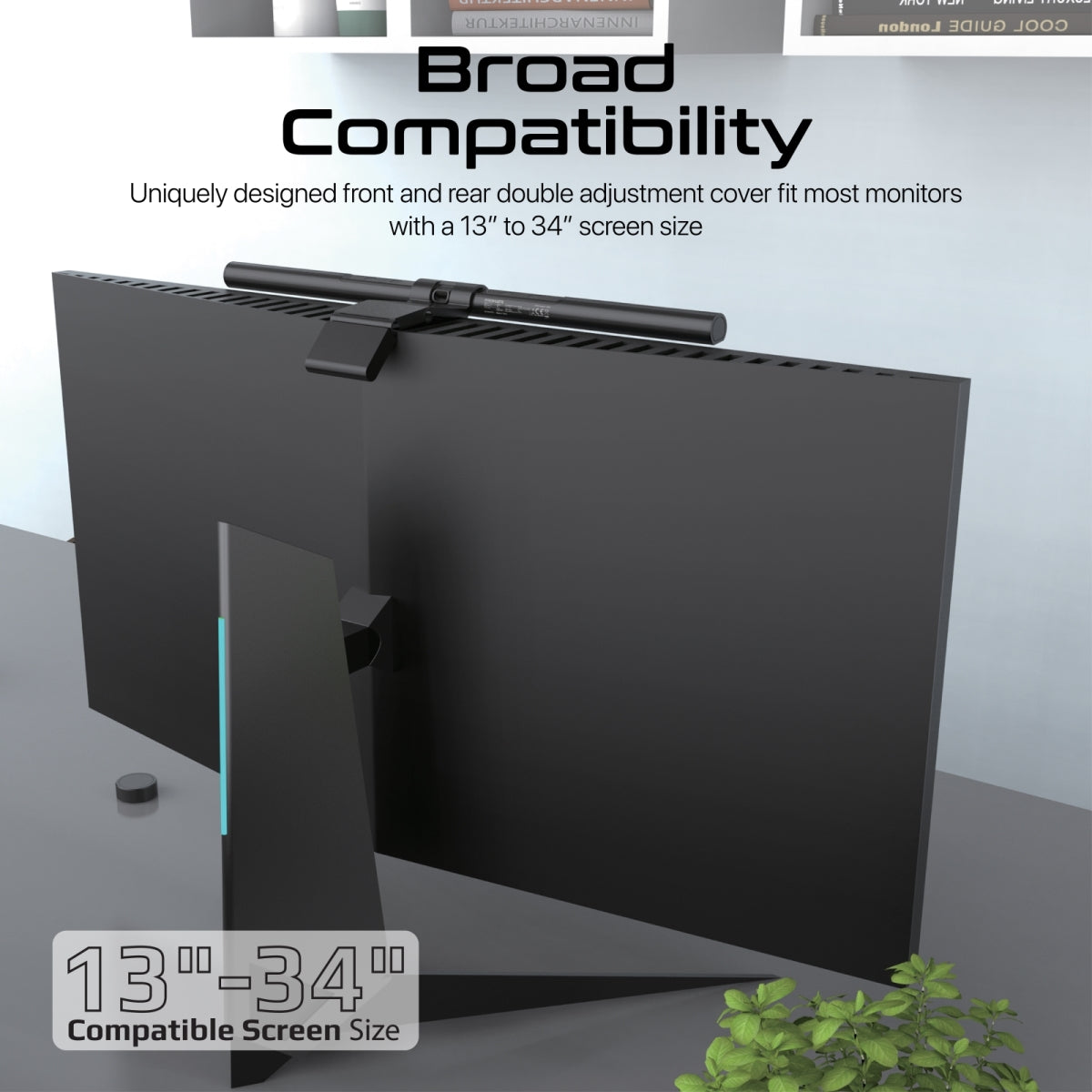 LumiBar™ Touch Controlled LED-monitorlamp met draadloze controller