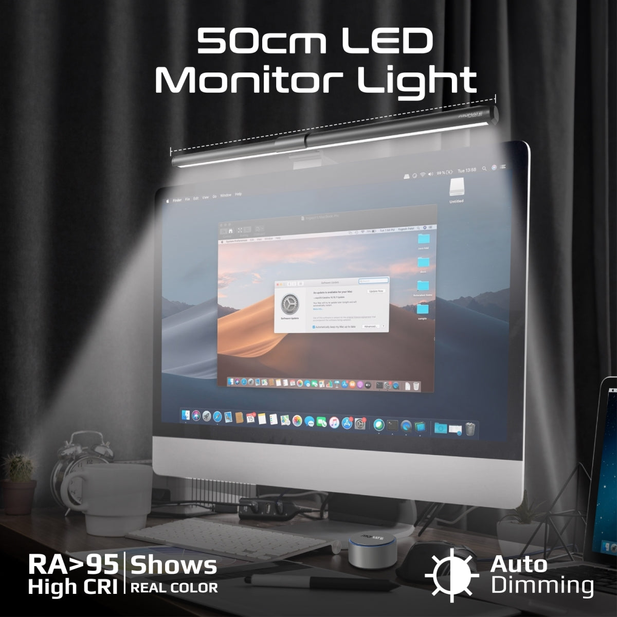 LumiBar™ Touch-gesteuerte LED-Monitorleuchte mit kabellosem Controller