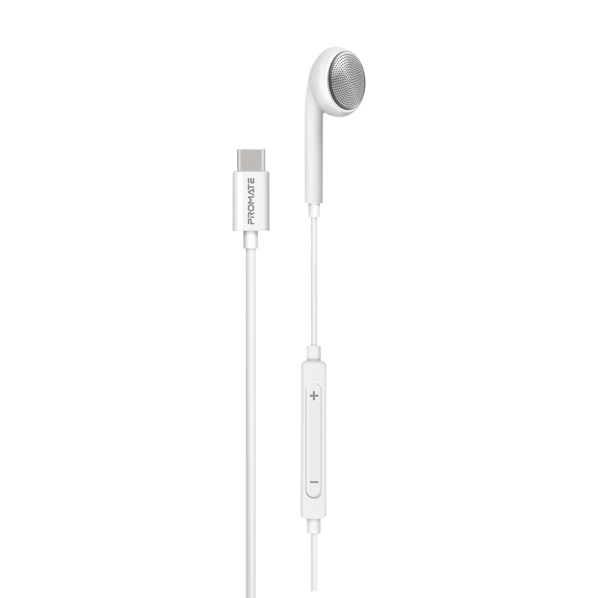 Ergonomischer In-Ear-USB-C-Mono-Kopfhörer mit Kabel