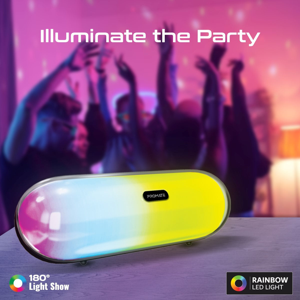 LumiSound™ High Fidelity True Wireless Bluetooth v5.3 Speaker