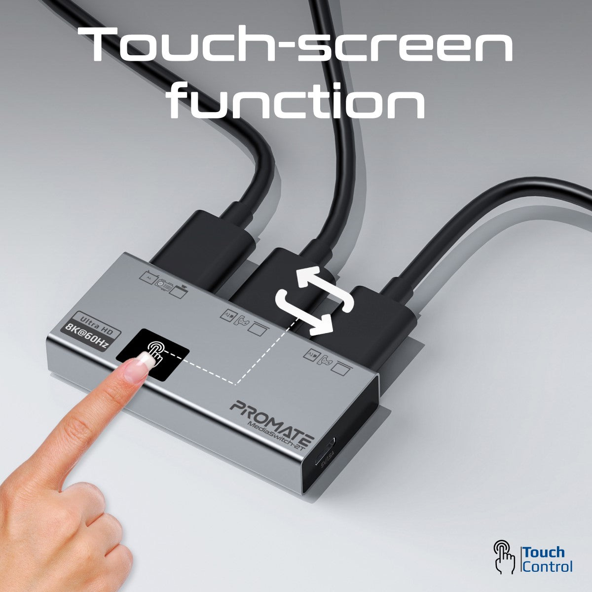 Ultra-HD 8K@60Hz HDMI® Switch with Smart Touch Control