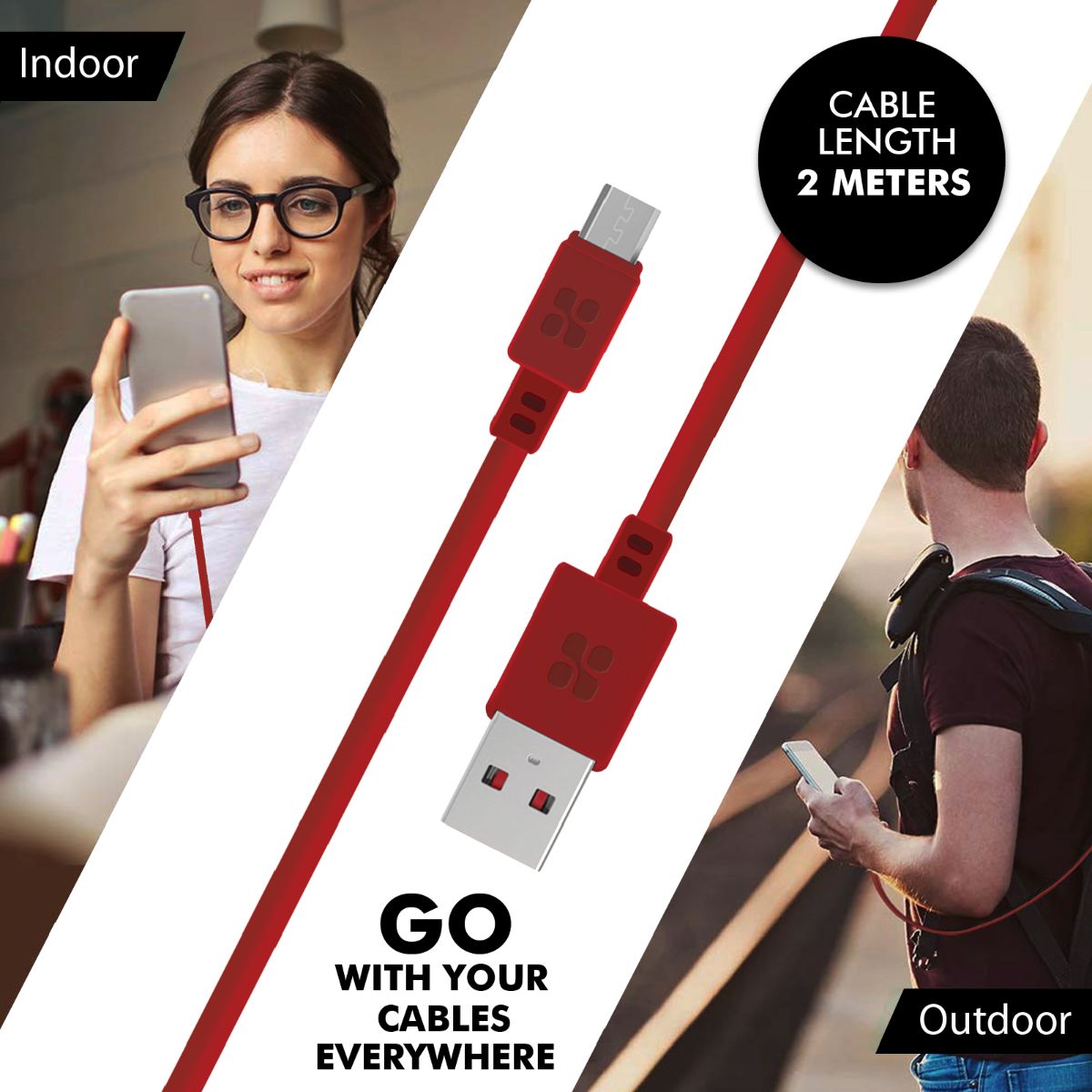 MicroCord-2 Maroon