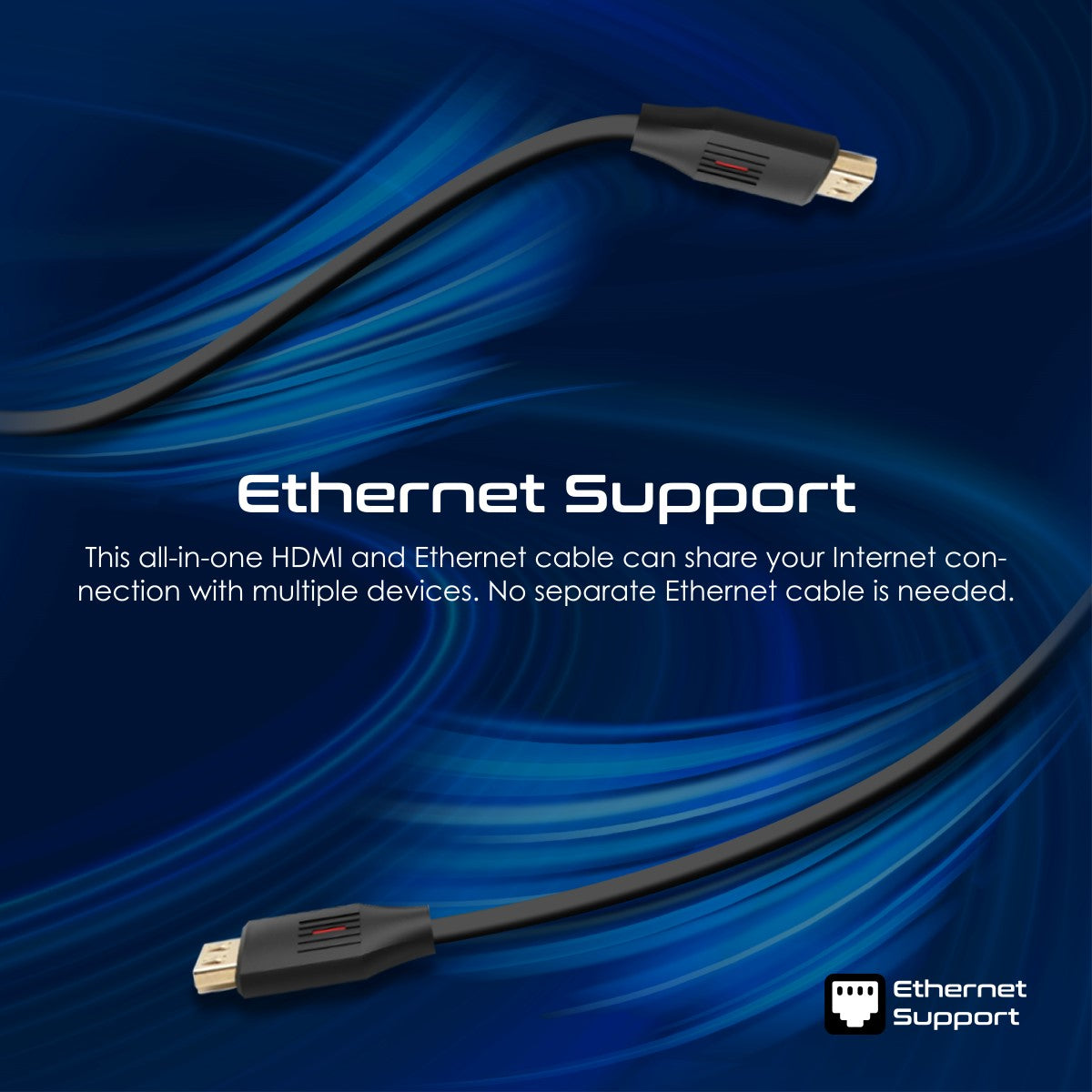 Ultrahochauflösendes 4K@60Hz HDMI® Audio-Video-Kabel