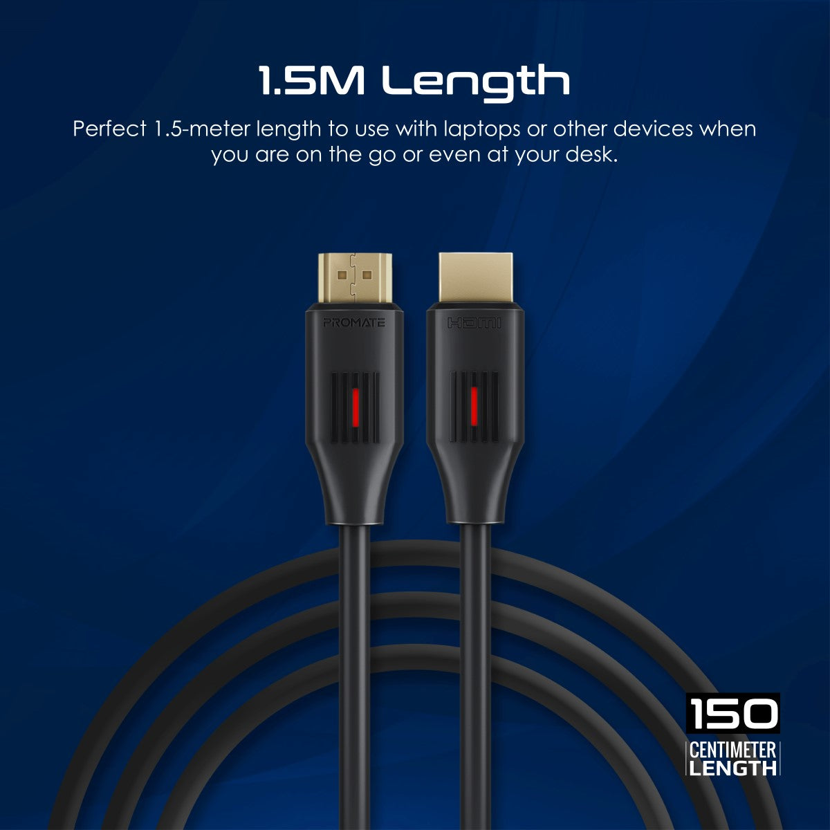 Ultrahochauflösendes 4K@60Hz HDMI® Audio-Video-Kabel