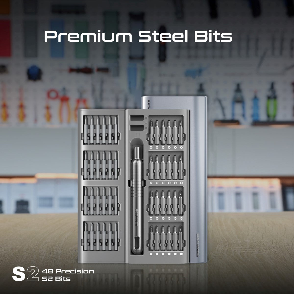51 Pieces Premium Steel Precision Screwdriver Kit
