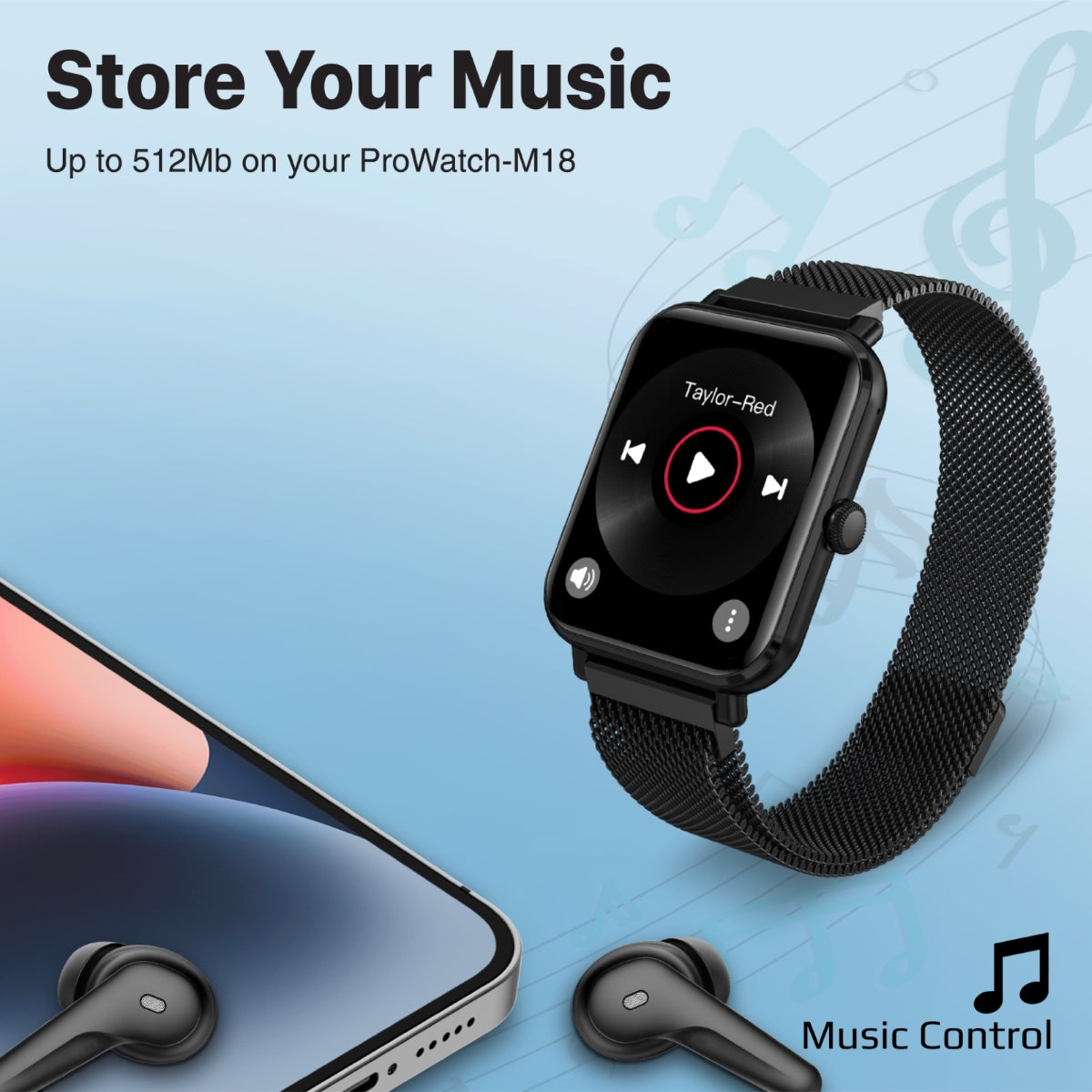 ProWatch-M18 Black