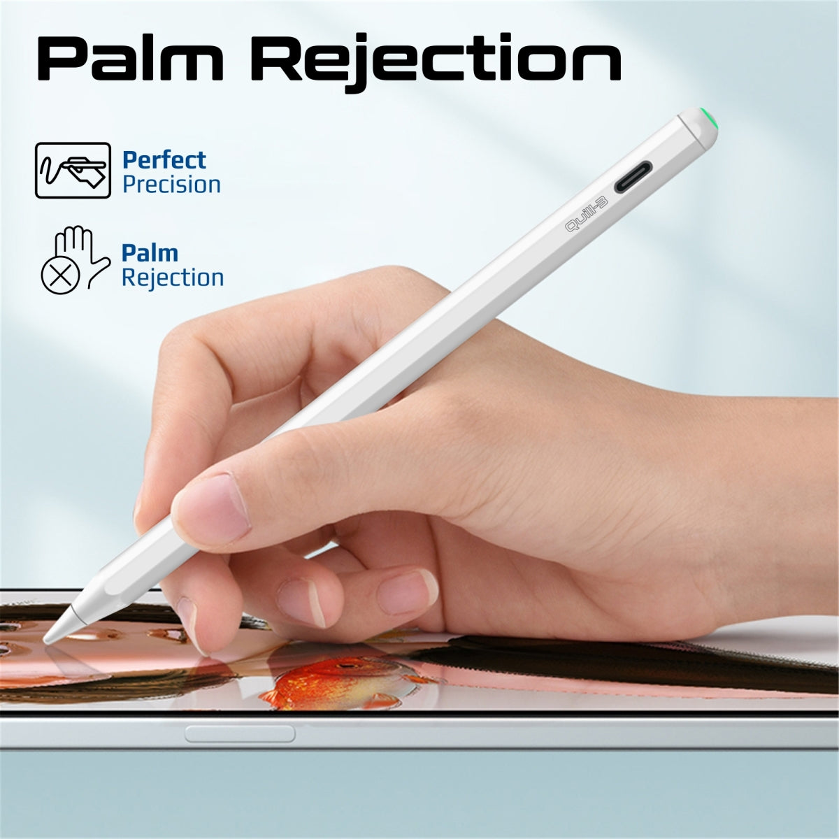 Precision Active Stylus Pen with Palm Rejection & Accessory Kit