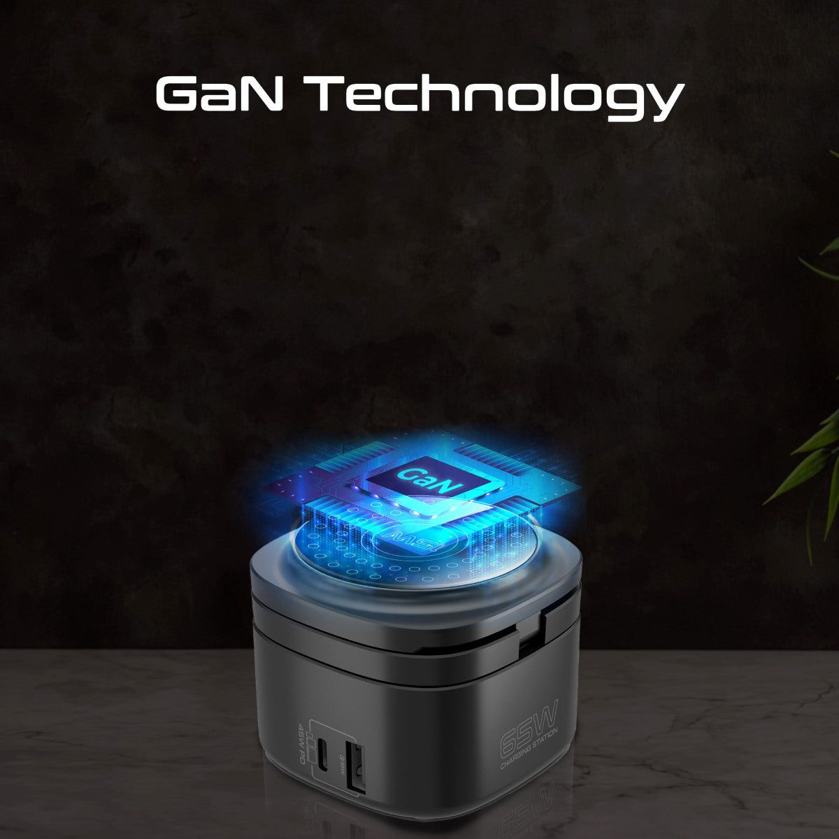65W GaNFast™ Foldable MagSafe Compatible Wireless Charging Station