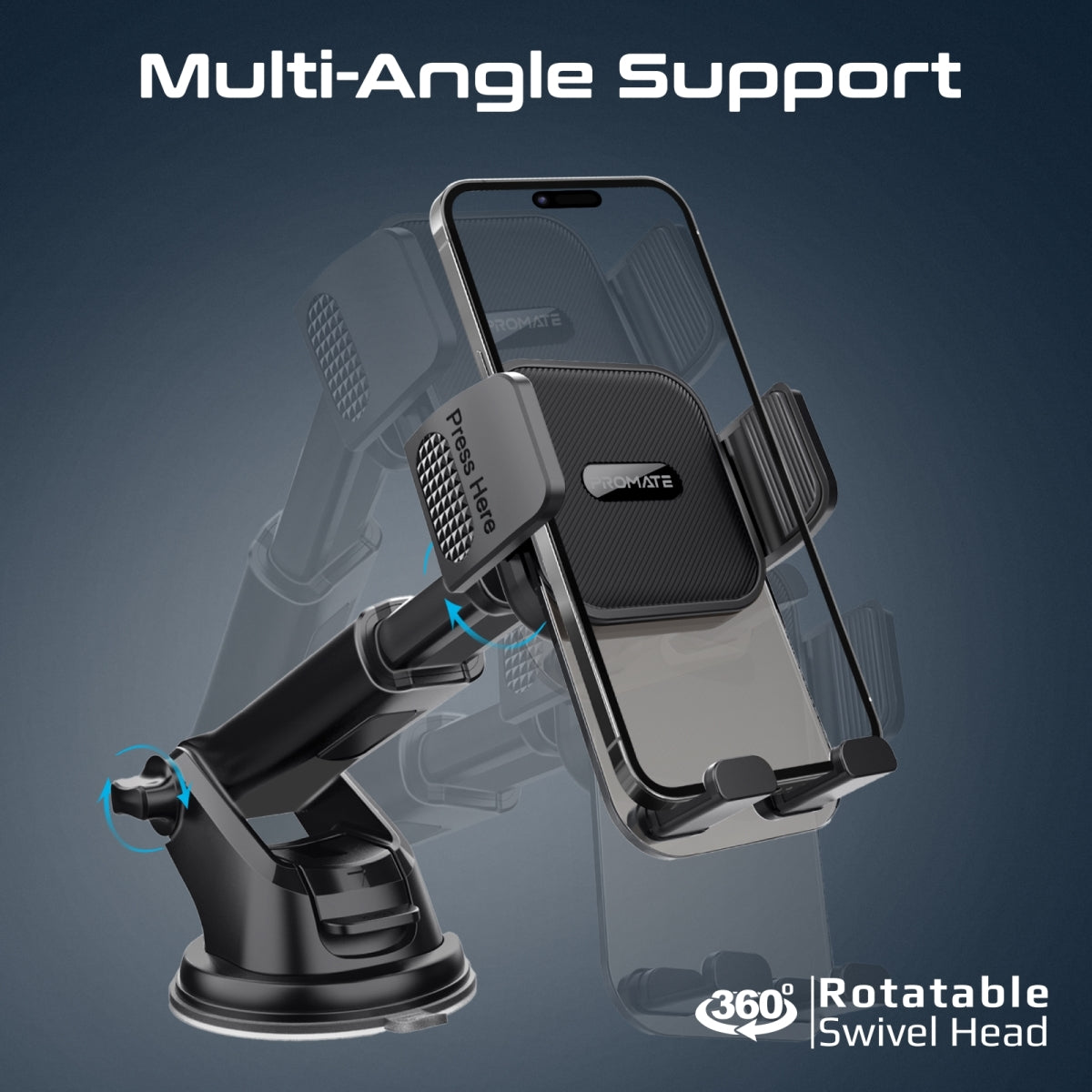 Anti-Slip Secure Smartphone Car Mount