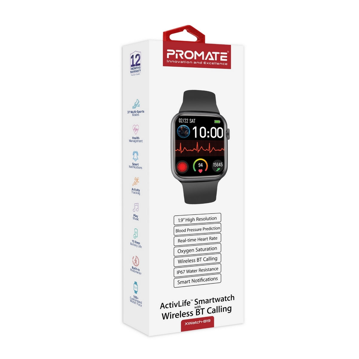 XWatch-B19 Graphite