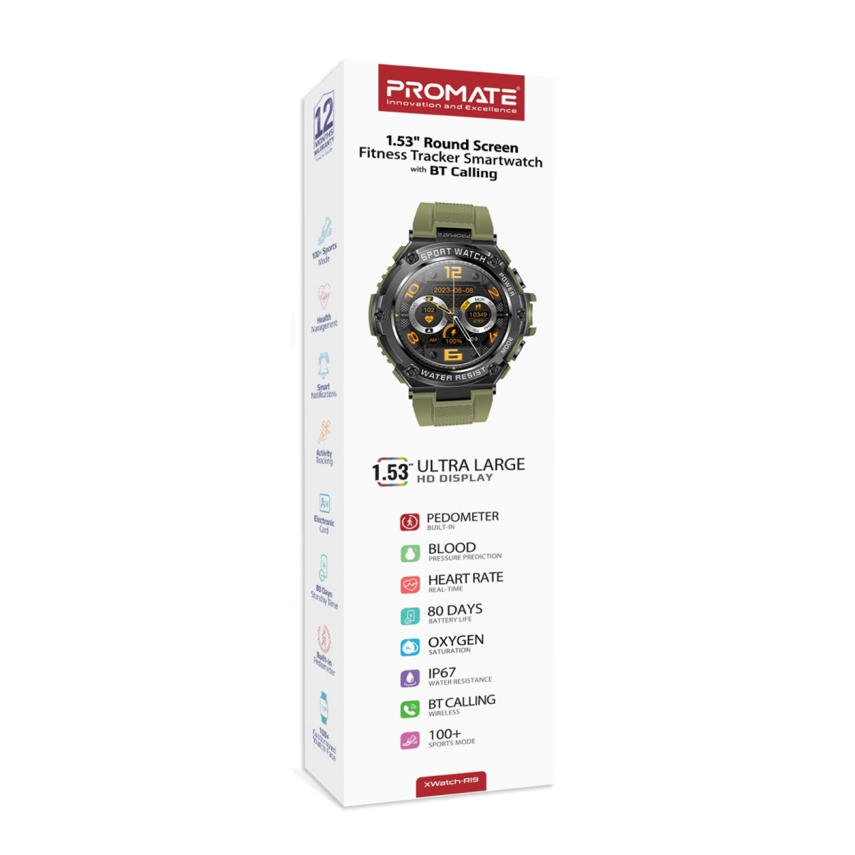XWatch-R19 Midnight Green