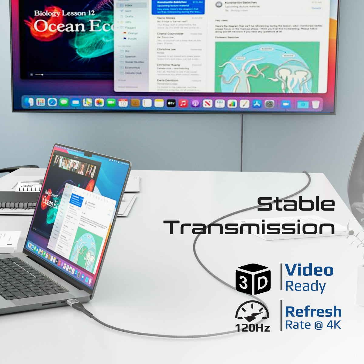 Gecertificeerde ultrahoge snelheid 8K@60Hz HDMI®-kabel