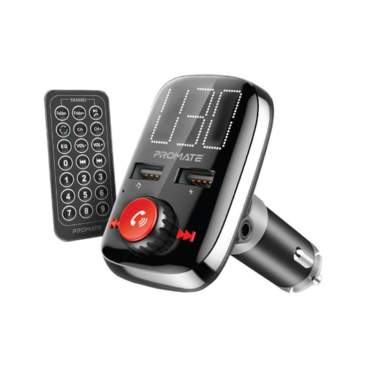 Kabelloser FM-Transmitter für das Auto mit zwei USB-Ladeanschlüssen