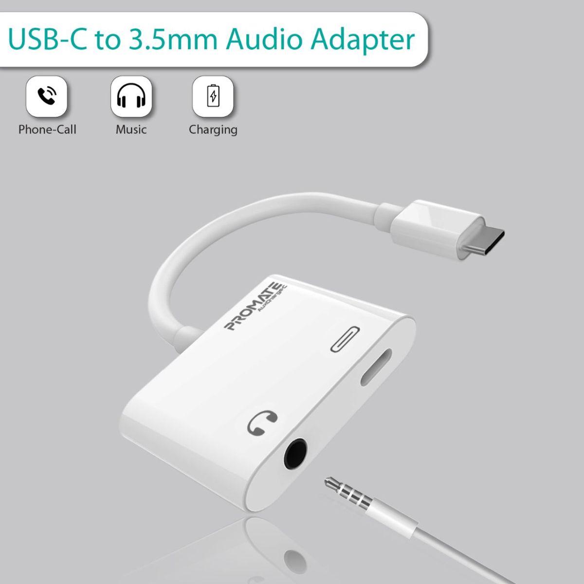 AUXCharge-C White