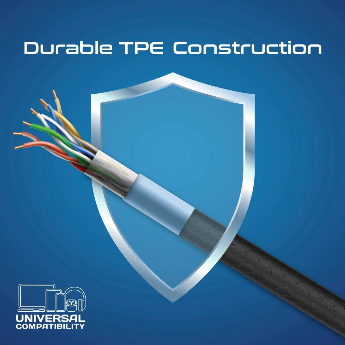 3Pcs High Tensile Strength Data & Charge USB-C Cable kit