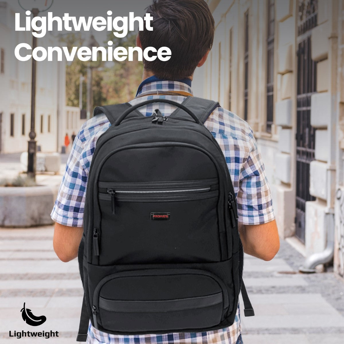 Large Capacity Backpack with Multiple Compartments for 15.6” Laptops