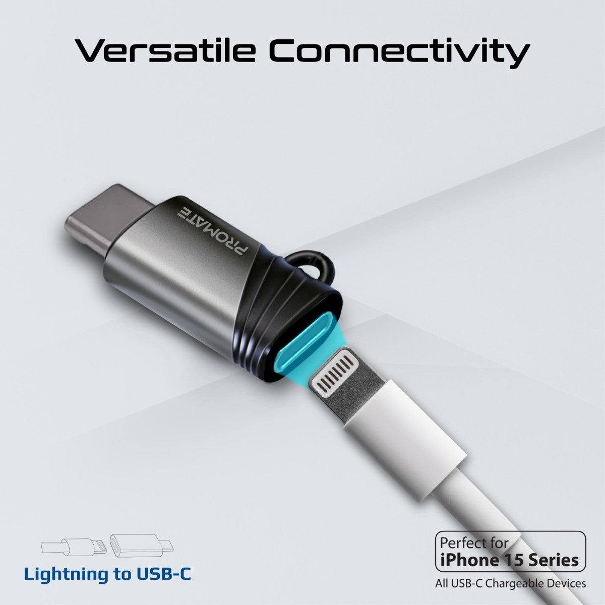 Ultra-Fast Charging Lightning to USB-C Adapter