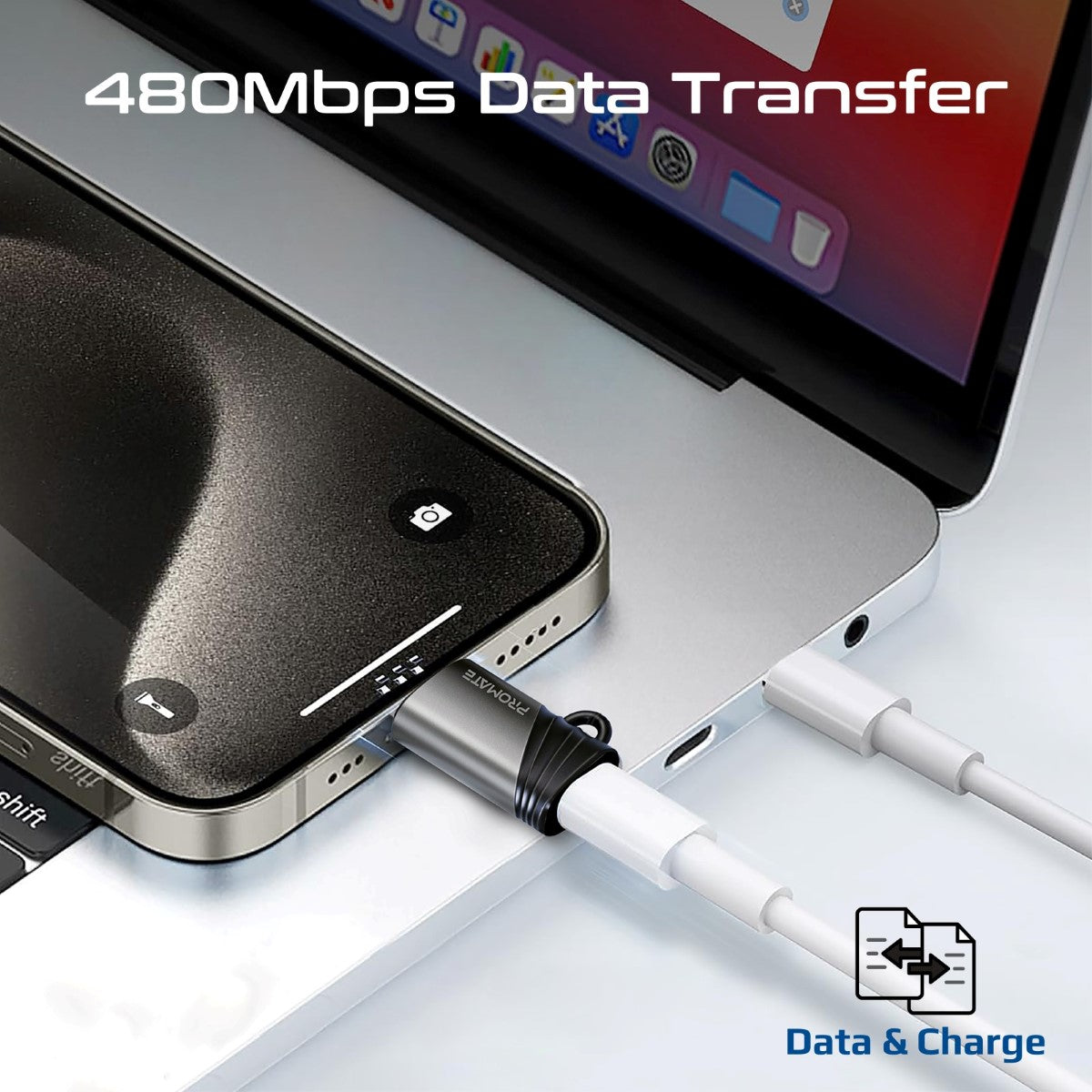 Ultra-Fast Charging Lightning to USB-C Adapter