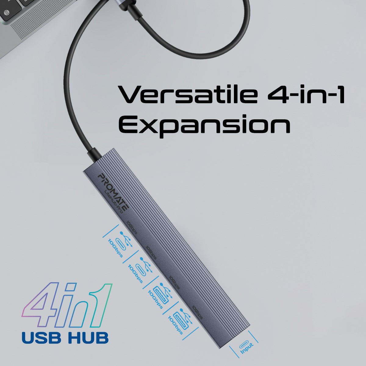 Multi-Port 10Gbps USB-C Data Hub