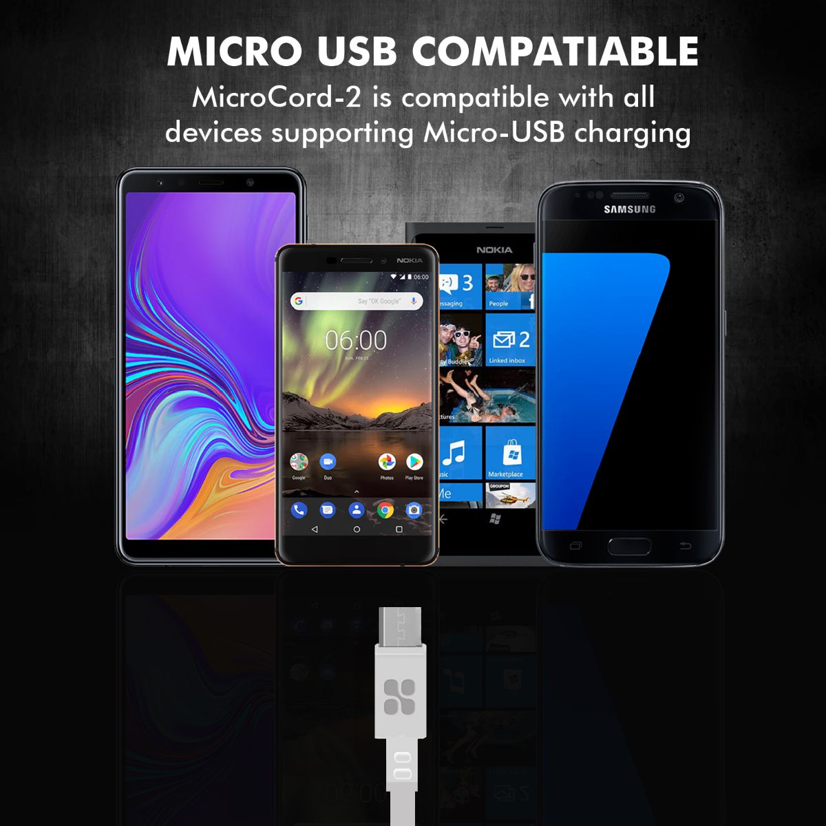 MicroCord-2 White