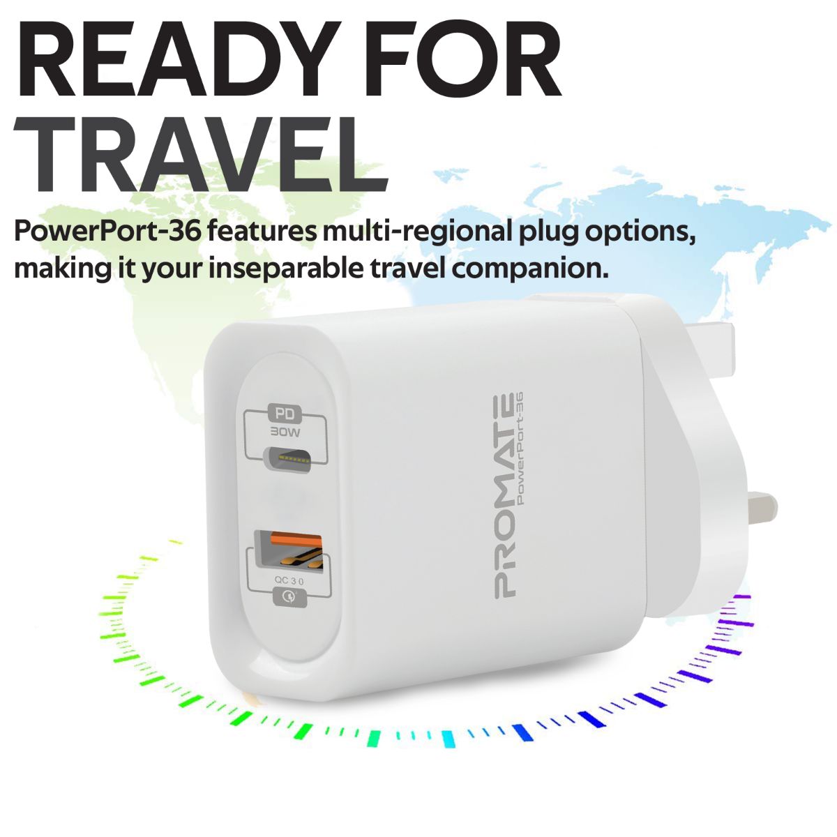 PowerPort-36 UK White