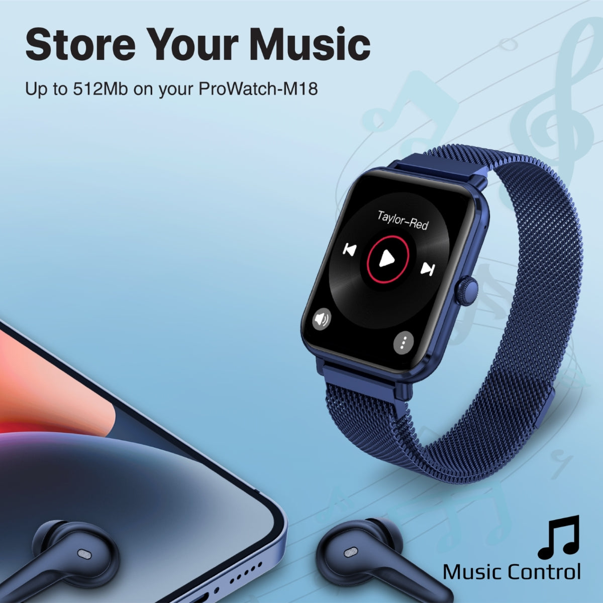 ProWatch-M18 Blue