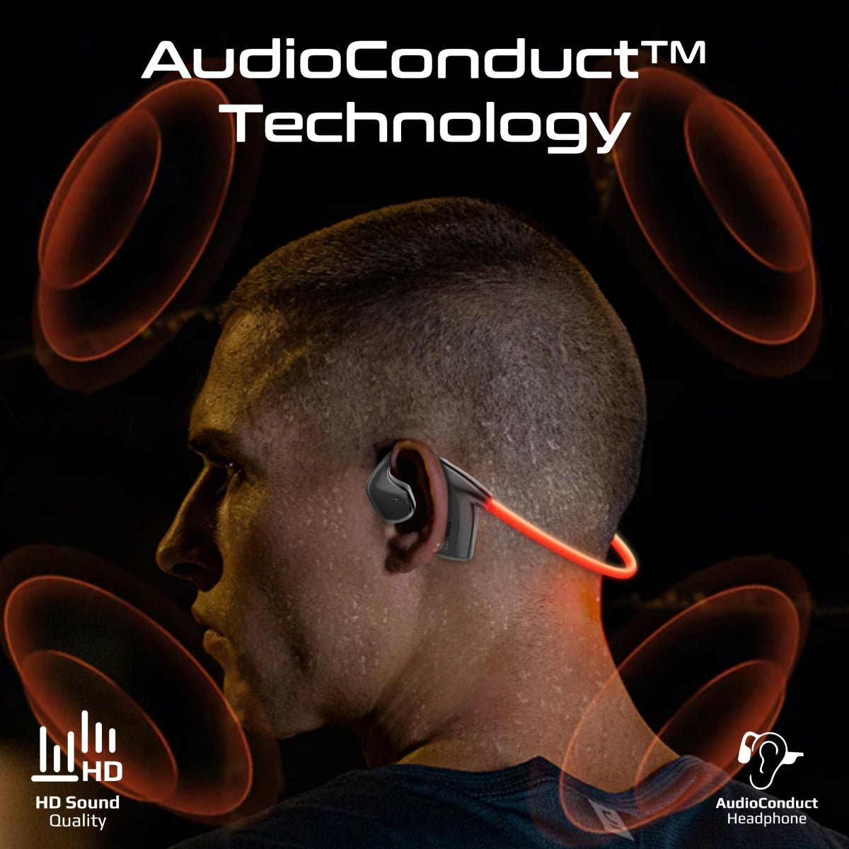 AudioConduct™ High-Endurance Wireless Neckband Earphones