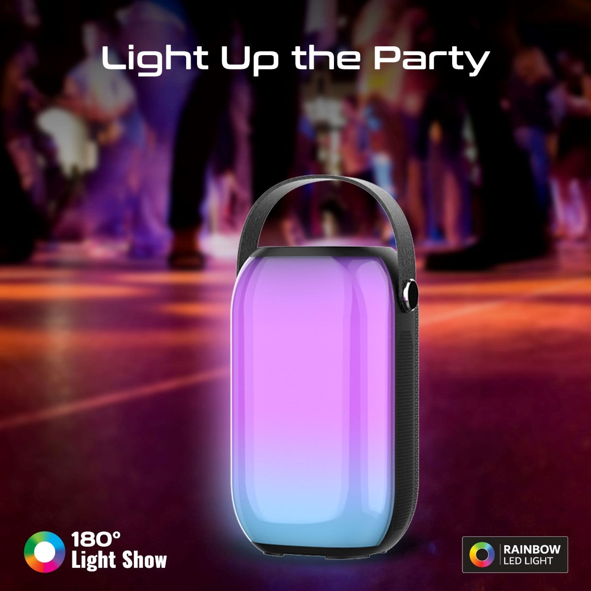 LumiSound™ HD 20W RGB True Wireless Bluetooth v5.3-luidspreker