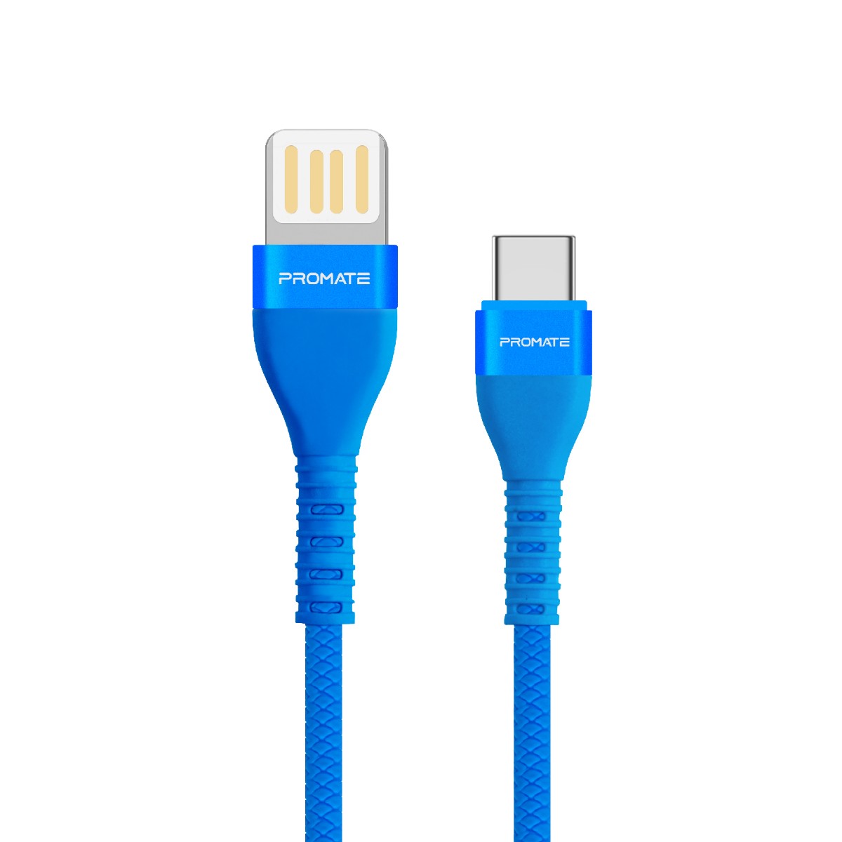 2A Type-C™ Cable with 1.2m Tangle Free Cord and Long Bend Lifespan