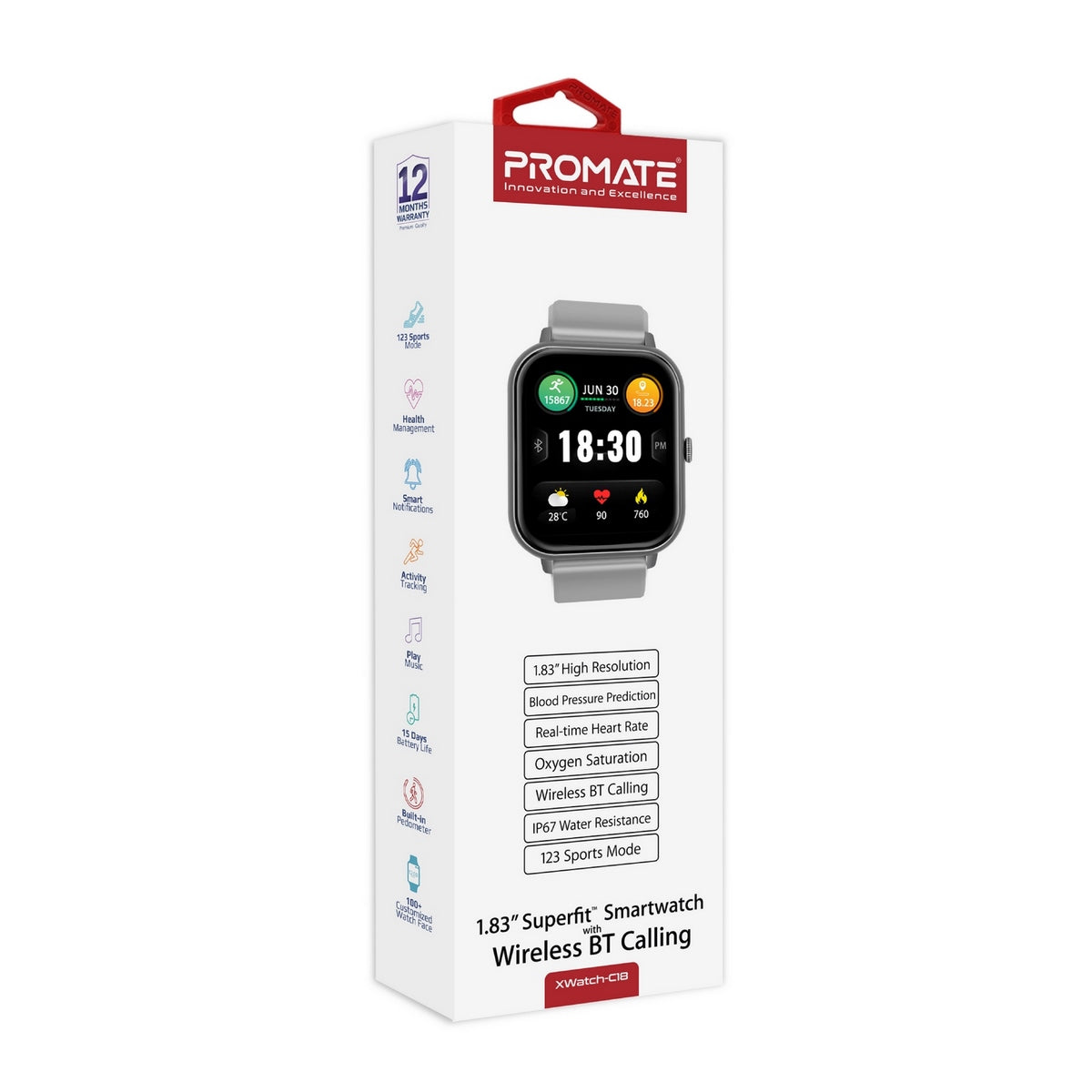XWatch-C18 Graphite