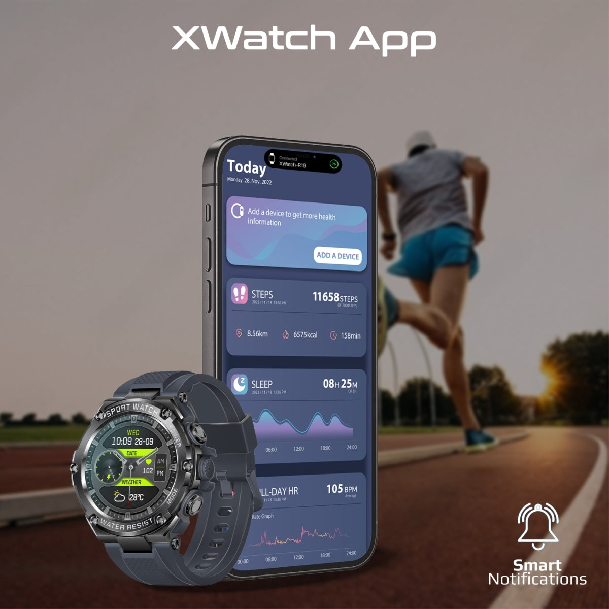 XWatch-R19 Grey