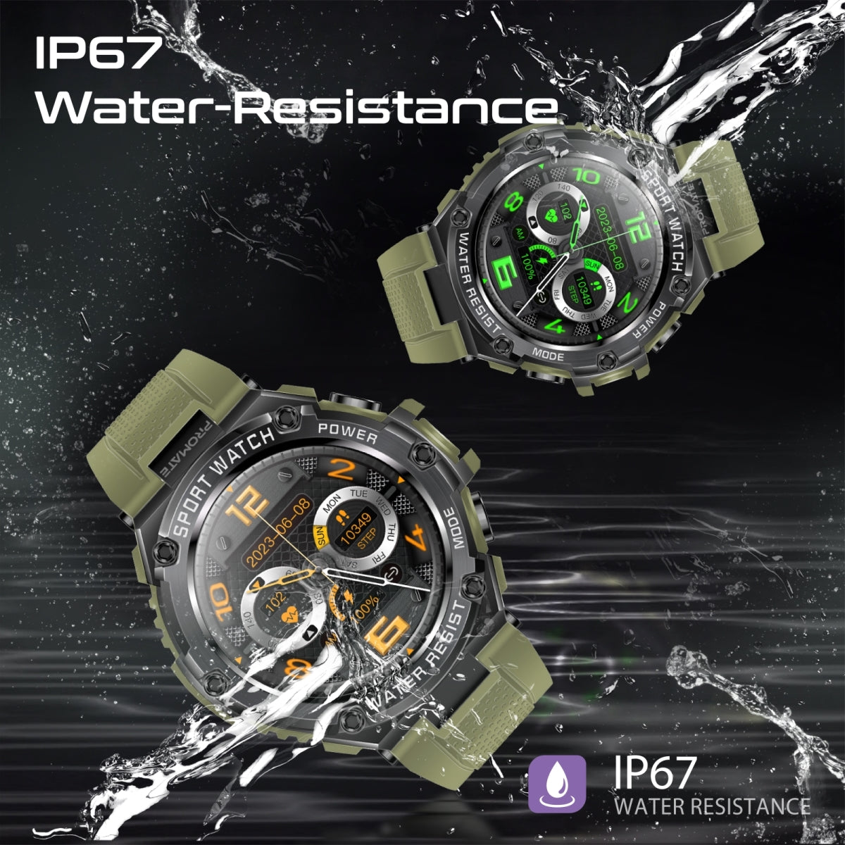 XWatch-R19 Midnight Green
